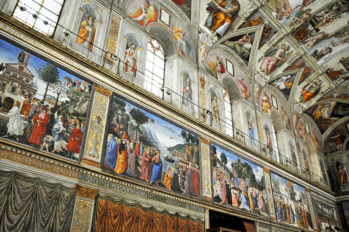 Afrescos da Capela Sistina, no Vaticano