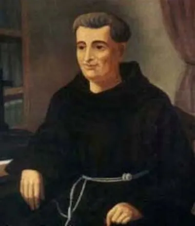 Pintura de Frei Galvão, primeiro santo nascido no Brasil
