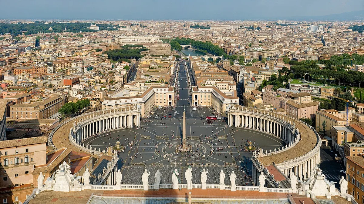 Praça de São Pedro, no Vaticano