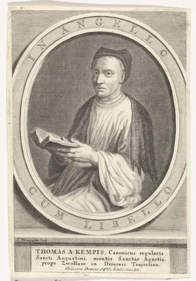 Portret van Thomas à Kempis, RP-P-1912-784.jpg