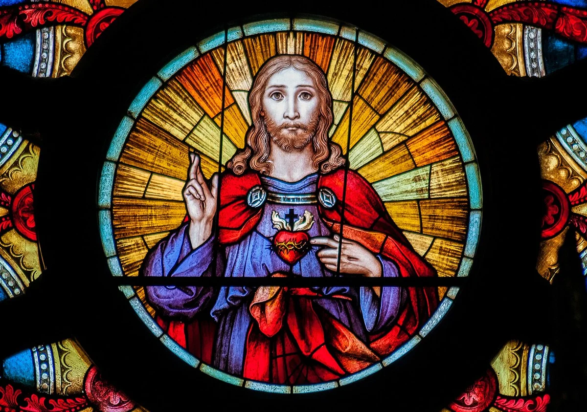 Vitral do Sagrado Coração de Jesus