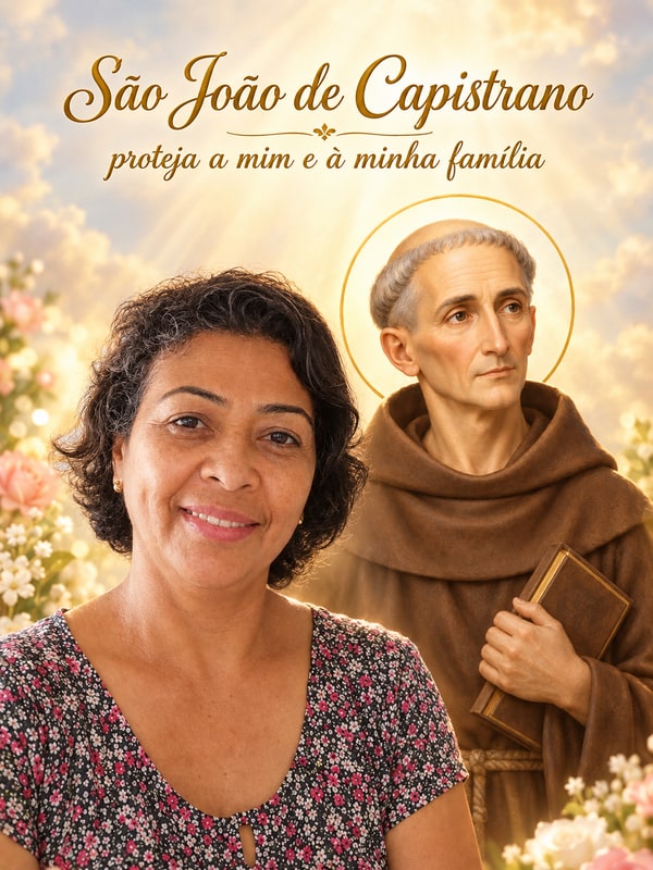 Exemplo: montagem pronta com São João de Capistrano