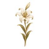 Lírio branco, símbolo de Nossa Senhora