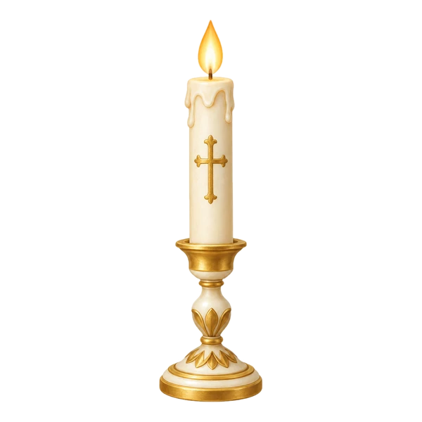 Vela acesa